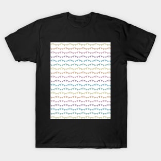 Pastel rainbow mini bunting T-Shirt